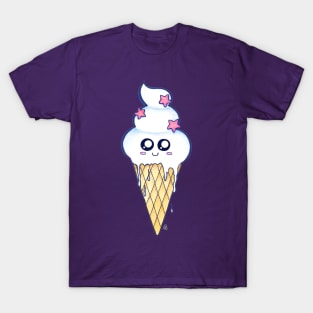 Melting - A Happy Cute Ice Cream Cone T-Shirt